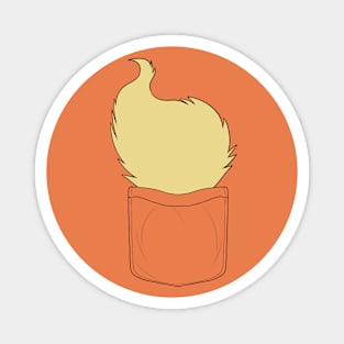 Fire fox tail (pocket) Magnet